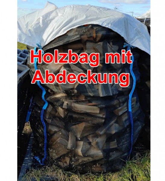 220 Premium Holzbag 100x100x160cm Sternboden und Abdeckung