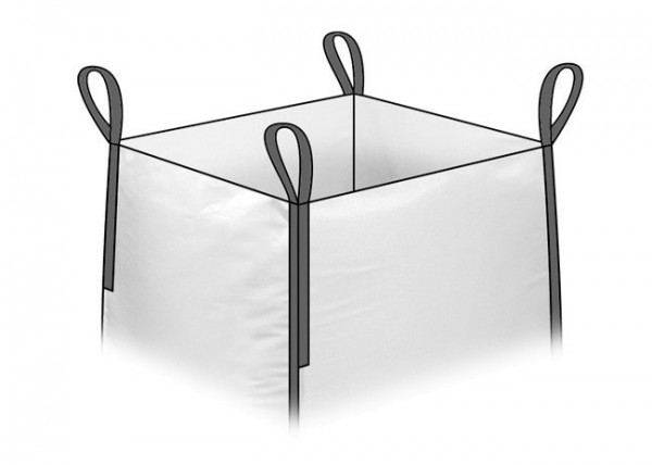 EU-Paletten Big Bag 80 x 120 x 100 cm ohne Schürze