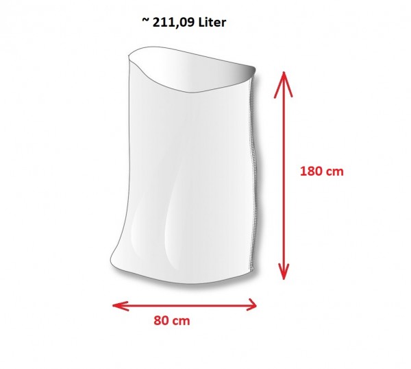 PP Gewebesack 80 x 180 cm