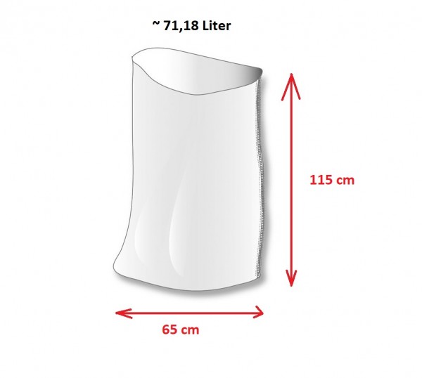 PP Gewebesack 65 x 115 cm
